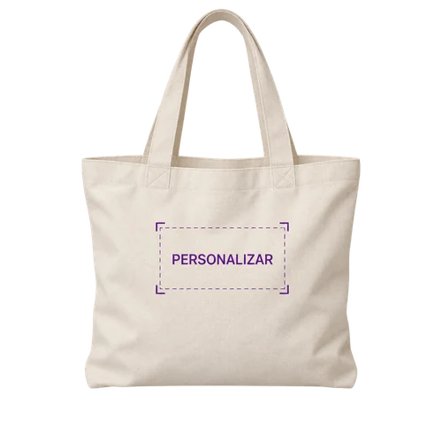 Eco bag de algodão cru para personalizar