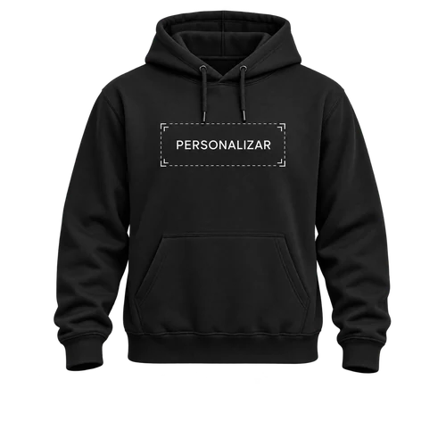 Moletom com capuz para personalizar, em branco, off-white e preto